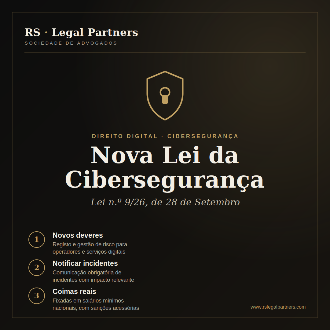 DIREITO DIGITAL, CIBERSEGURANÇA, PROTECÇÃO DE DADOS